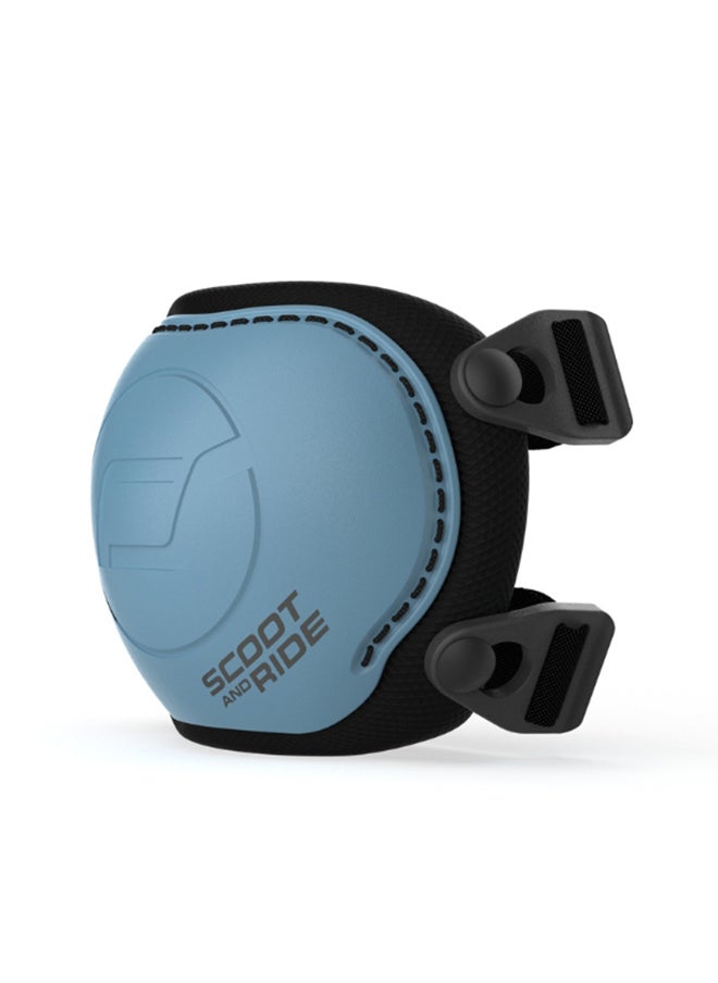 Scoot & Ride Protective Set S Steel – Knee & Elbow Pads with Adjustable Straps, Lightweight & Durable, Breathable Fabric for Active Kids