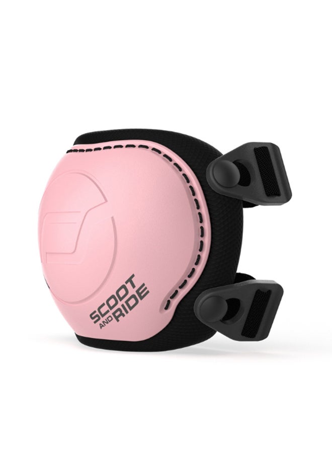 Scoot & Ride Protective Set XXS Rose – Knee & Elbow Pads with Adjustable Straps, Lightweight & Durable, Breathable Fabric for Active Kids