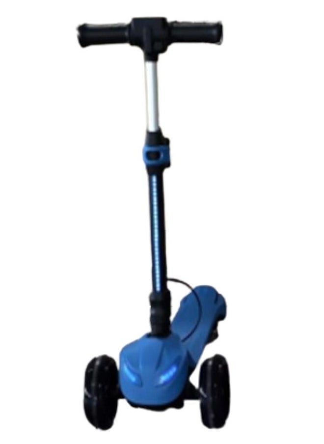 Kids Electric Scooter With Light - Blue