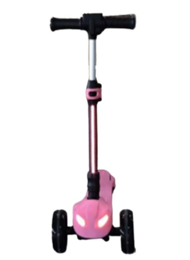 Kids Electric Scooter With Light - Pink