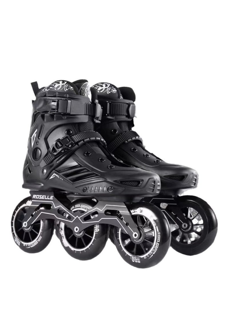 Inline Skates 3 Wheels 110mm Roller Skate Blades for Adults Professional Outdoor Speed Skates