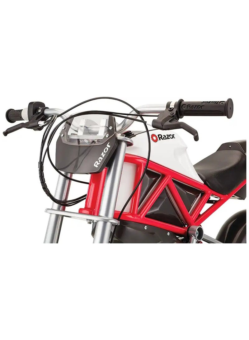 Razor Street Bike RSF650 27km/h | Kids Ages 16 Years+ | Motor Bike | With up to 50 minutes of Continuous Use Multicolour 140  x42x78cm