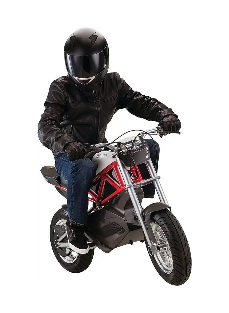 Razor Street Bike RSF650 27km/h | Kids Ages 16 Years+ | Motor Bike | With up to 50 minutes of Continuous Use Multicolour 140  x42x78cm