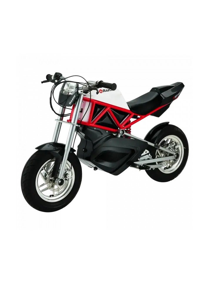 Razor Street Bike RSF650 27km/h | Kids Ages 16 Years+ | Motor Bike | With up to 50 minutes of Continuous Use Multicolour 140  x42x78cm