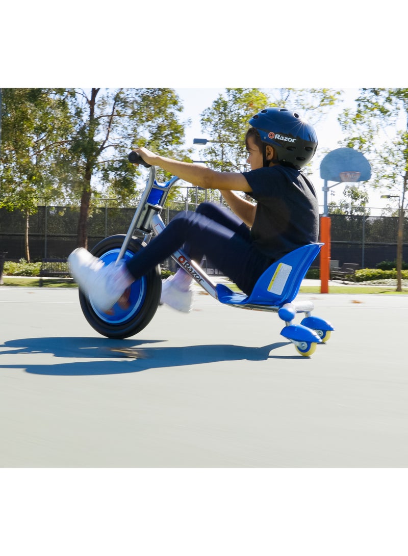 Razor RipRider 360 Blue | 360 degrees of ultimate spinning action |Drifting Trike | Kids Ages 5 Years+ 62x25.5x46.5cm