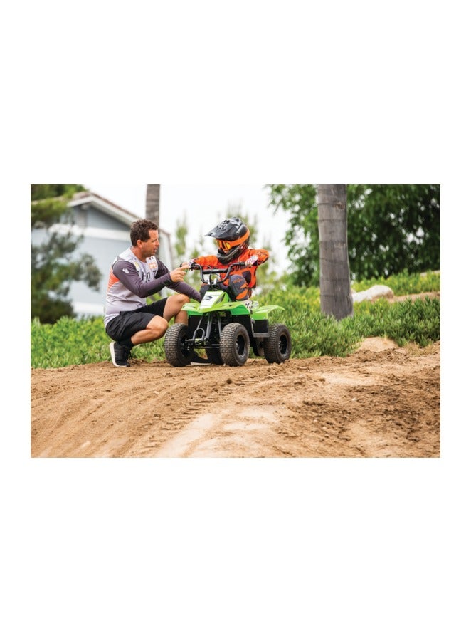 Razor Dirt Quad XS McGrath Green 13km/h | Kids Ages 8 Years+ | Off-road Quad inspired | With up to 40 minutes of Continuous Use Green 104.5x62.5x64cm