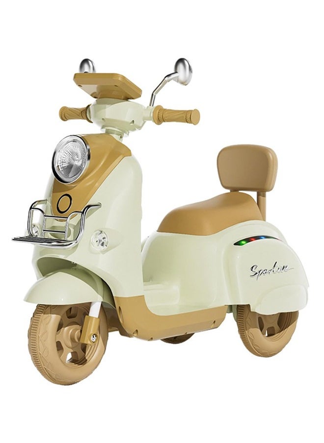 Beauenty 3 Wheels Kids Electric Motorbike, Kids Ride On Motorcycle with Bluetooth, LED Headlight and Music, Children Electric Motorcycle for 3 Years Old Boys Girls