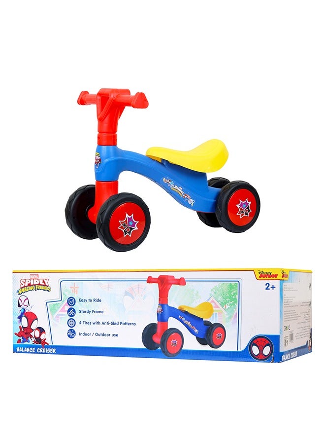 Spiderman Ride On Toys for Kids, Baby Ride on Scooter, Gift for Boys, Balance Bike Anti Skid No Pedal, Toddler Bicycle , 2 years-4 years, Red