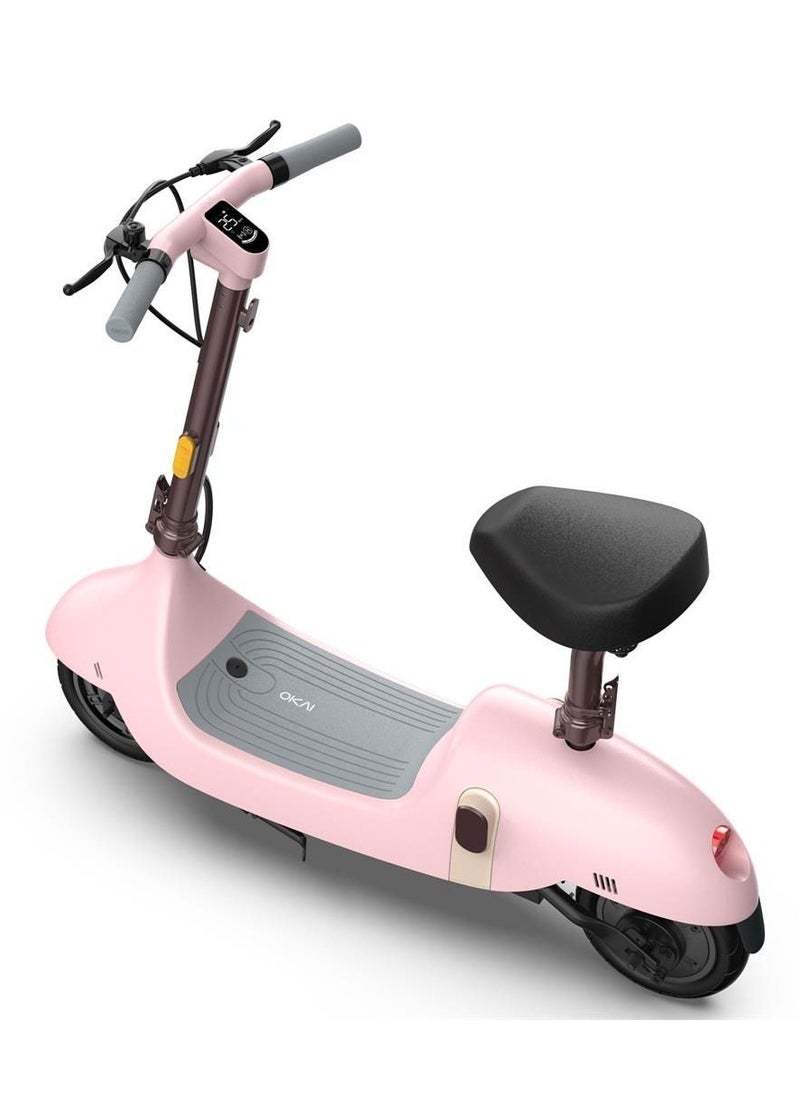 Electric Scooter with Seat - Pink