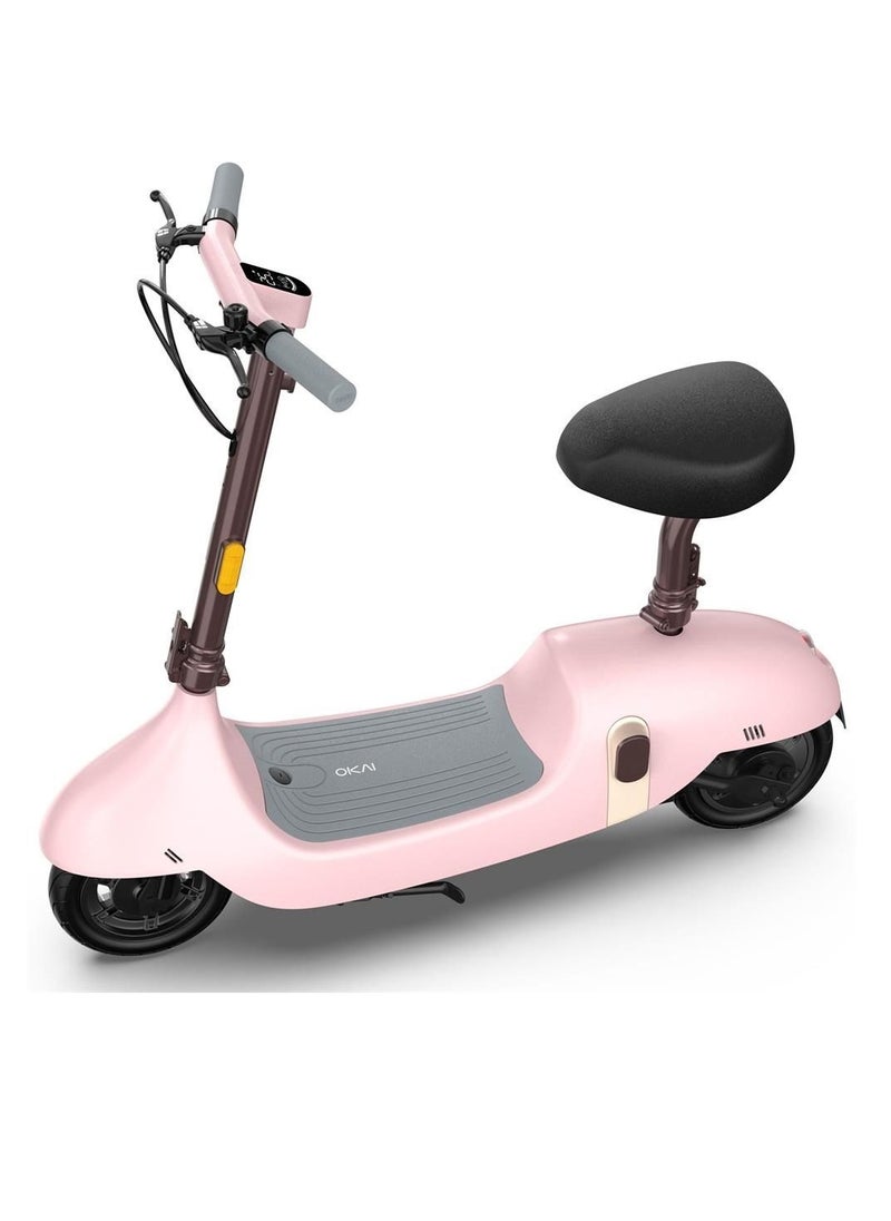 Electric Scooter with Seat - Pink