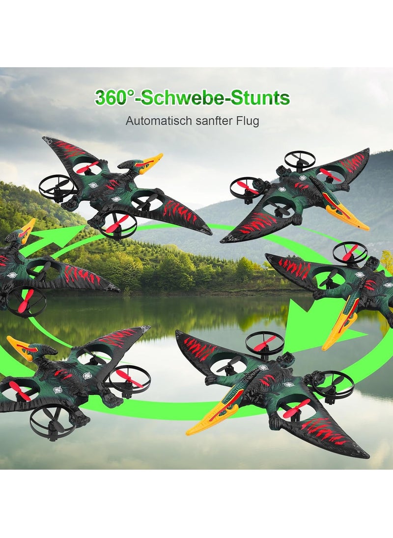 RC Aeroplane 2.4GHz Remote Controlled L0713 Quadcopter – Floating Fighter Aircraft, RTF for Beginners, Children & Adults, USB Charging, Green Color, Easy-to-Fly Remote Control Airplane, Ideal Gift for All Ages