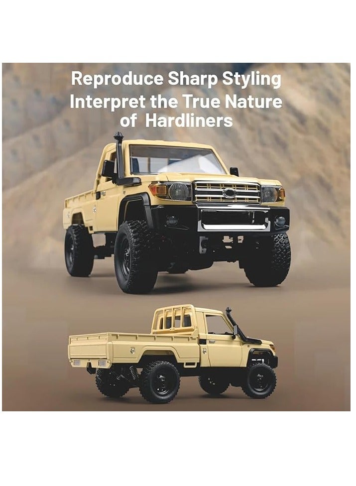Mytoys 1/12 RC Crawler, Remote Control Pickup Car 4WD Land Cruiser Off Road for Adults with Proportional Throttle Steering 280 Brushed Motor All Terrain Remote Control Car RTR with Headlights