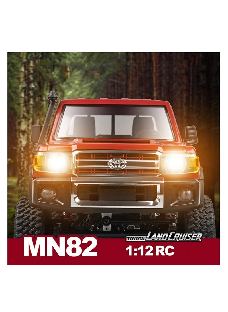 Mytoys 1/12 RC Crawler, Remote Control Pickup Car 4WD Land Cruiser Off Road for Adults with Proportional Throttle Steering 280 Brushed Motor All Terrain Remote Control Car RTR with Headlights
