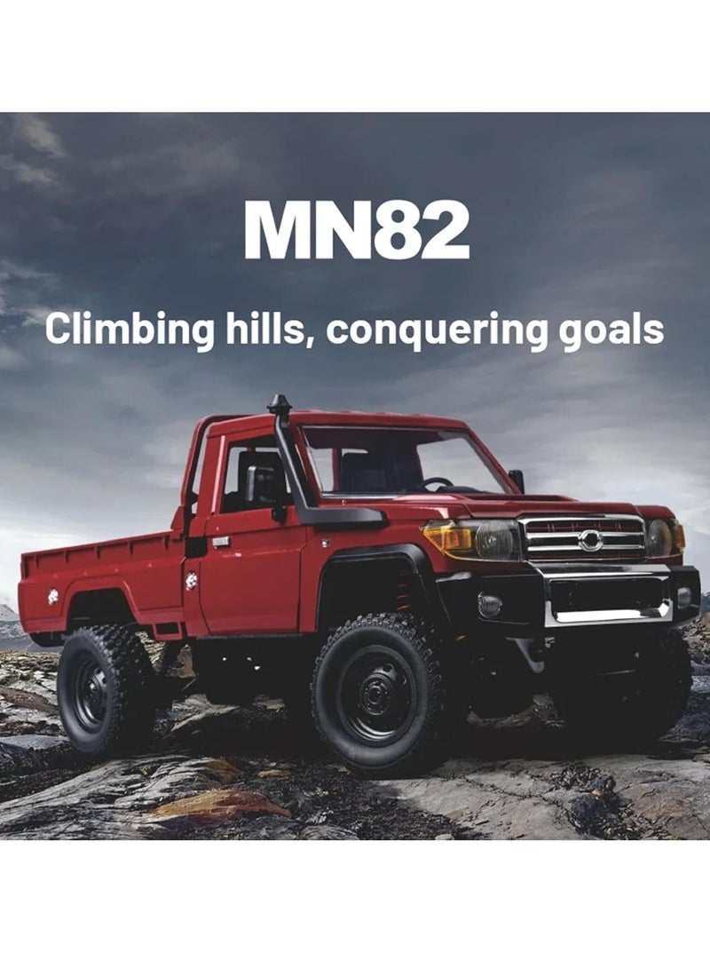 Mytoys 1/12 RC Crawler, Remote Control Pickup Car 4WD Land Cruiser Off Road for Adults with Proportional Throttle Steering 280 Brushed Motor All Terrain Remote Control Car RTR with Headlights