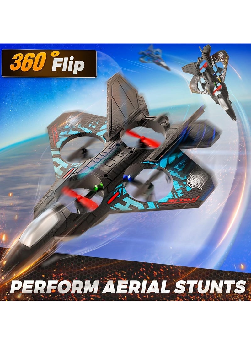 RC Aeroplane 2.4GHz Remote Control L0712 Quadcopter Floating Fighter Plane – RTF Airplane Toy with Colored Lights and USB Charging, Ideal for Beginners, Kids, and Adults