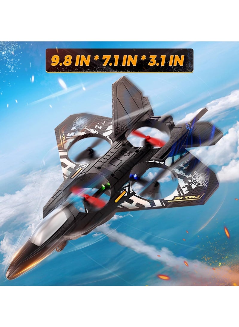RC Aeroplane 2.4GHz Remote Control L0712 Quadcopter Floating Fighter Plane – RTF Airplane Toy with Colored Lights and USB Charging, Ideal for Beginners, Kids, and Adults