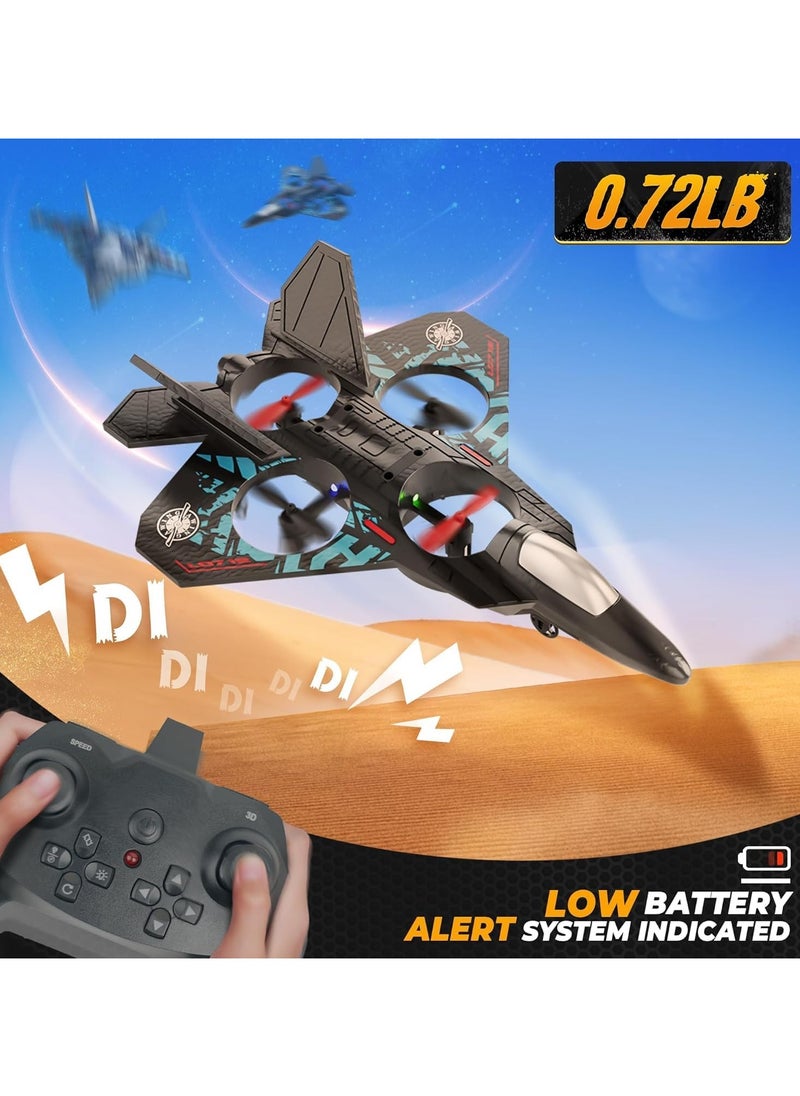 RC Aeroplane 2.4GHz Remote Control L0712 Quadcopter Floating Fighter Plane – RTF Airplane Toy with Colored Lights and USB Charging, Ideal for Beginners, Kids, and Adults