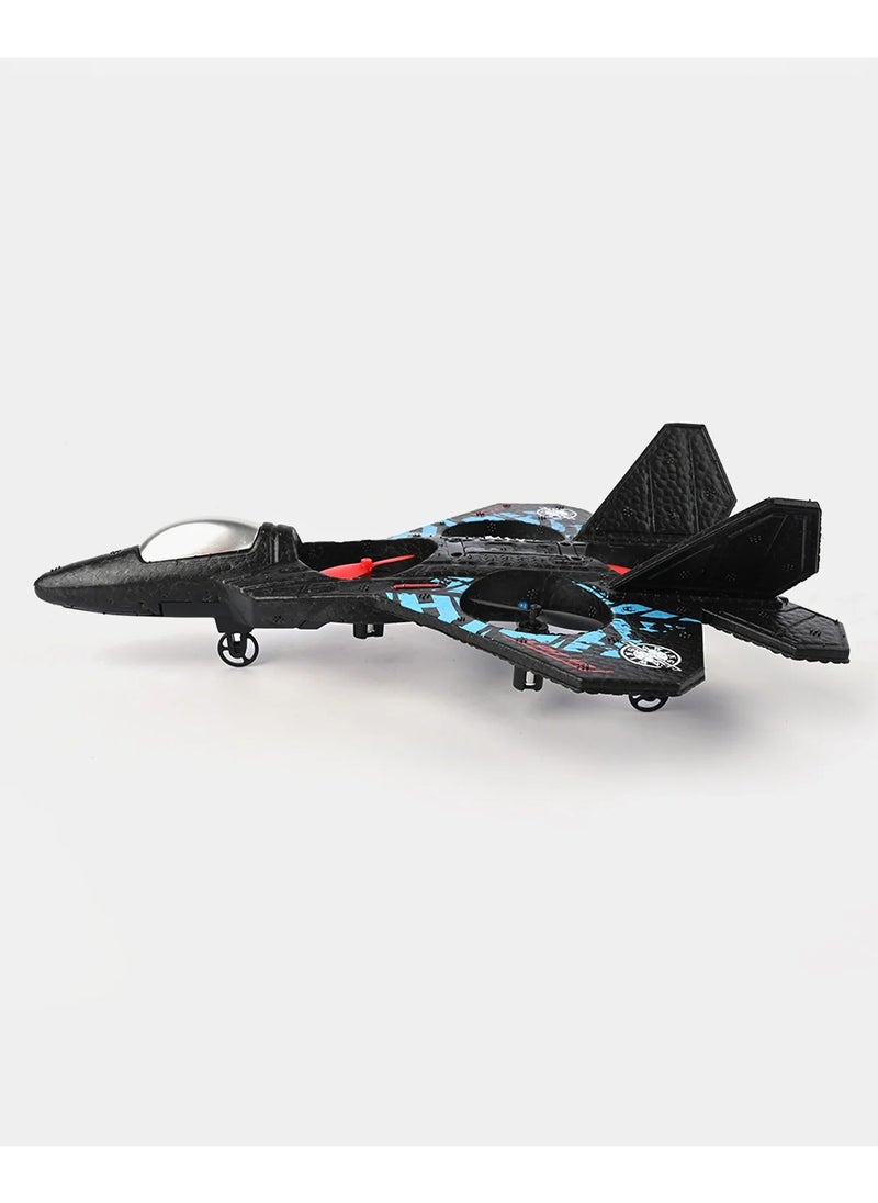 RC Aeroplane 2.4GHz Remote Control L0712 Quadcopter Floating Fighter Plane – RTF Airplane Toy with Colored Lights and USB Charging, Ideal for Beginners, Kids, and Adults