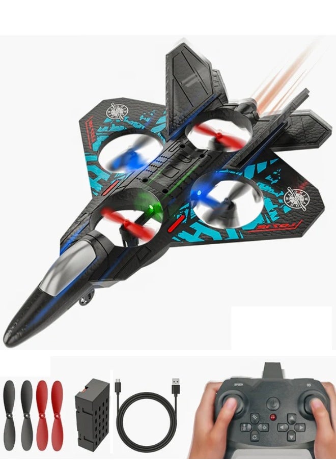 RC Aeroplane 2.4GHz Remote Control L0712 Quadcopter Floating Fighter Plane – RTF Airplane Toy with Colored Lights and USB Charging, Ideal for Beginners, Kids, and Adults