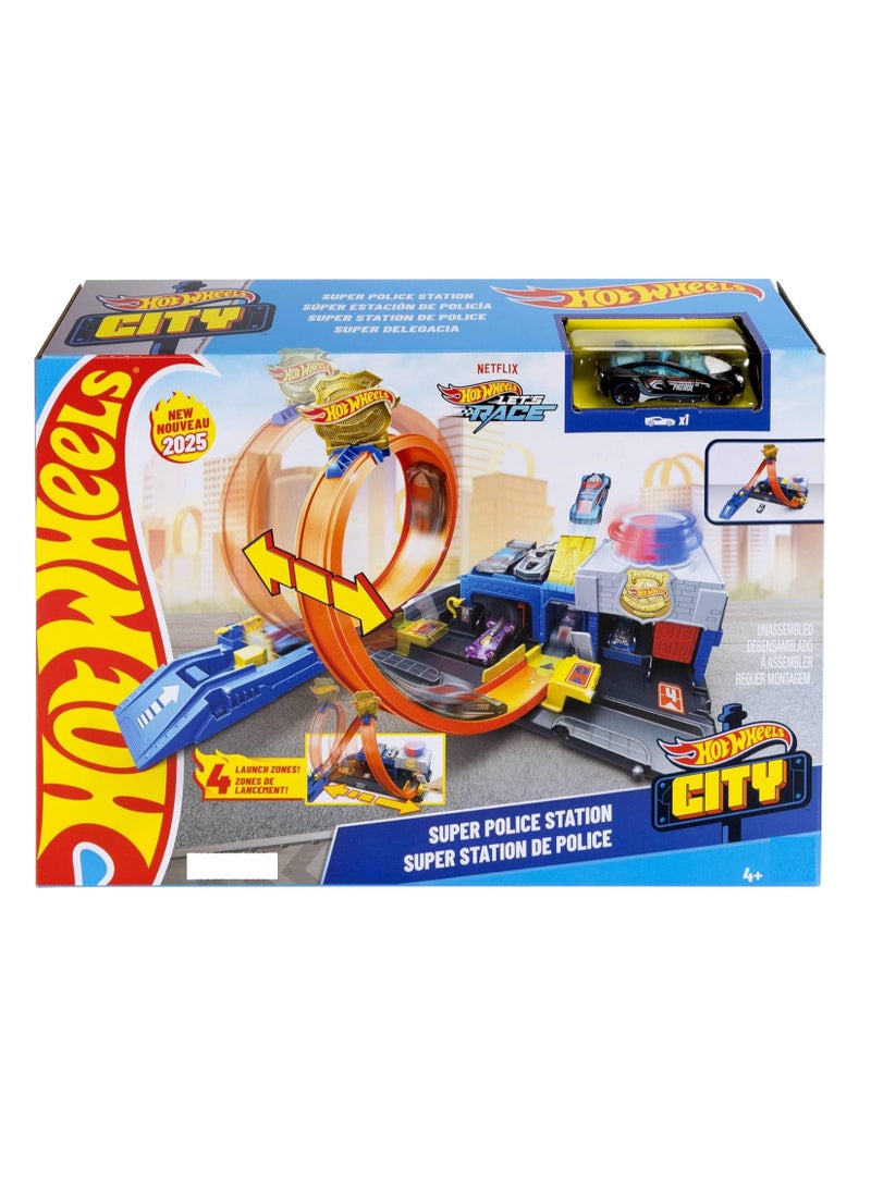 Hotwheels City Super Police Station