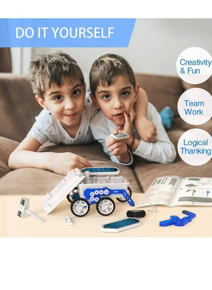 Space Toys Projects for Kids Ages 8-12+, DIY Solar Power Mars Rover Car, Science Experiment Robot Engineering Building Kits, Educational Birthday Gifts for 6-14 Year Old