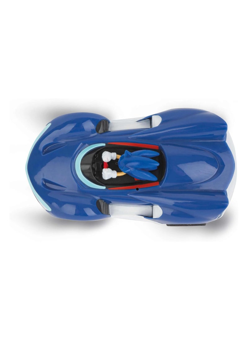 Sonic Racing Mini Tails Remote Control Car | For RC Cars |1:43 Scale | Remote Controlled Vehicle | Compatible with Select Carrera Models