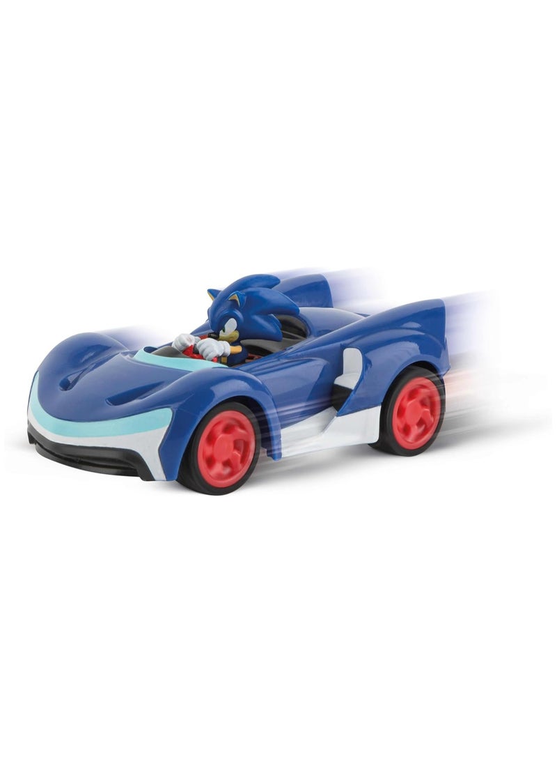 Sonic Racing Mini Tails Remote Control Car | For RC Cars |1:43 Scale | Remote Controlled Vehicle | Compatible with Select Carrera Models