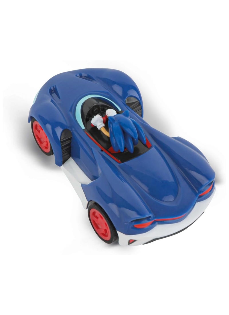 Sonic Racing Mini Tails Remote Control Car | For RC Cars |1:43 Scale | Remote Controlled Vehicle | Compatible with Select Carrera Models