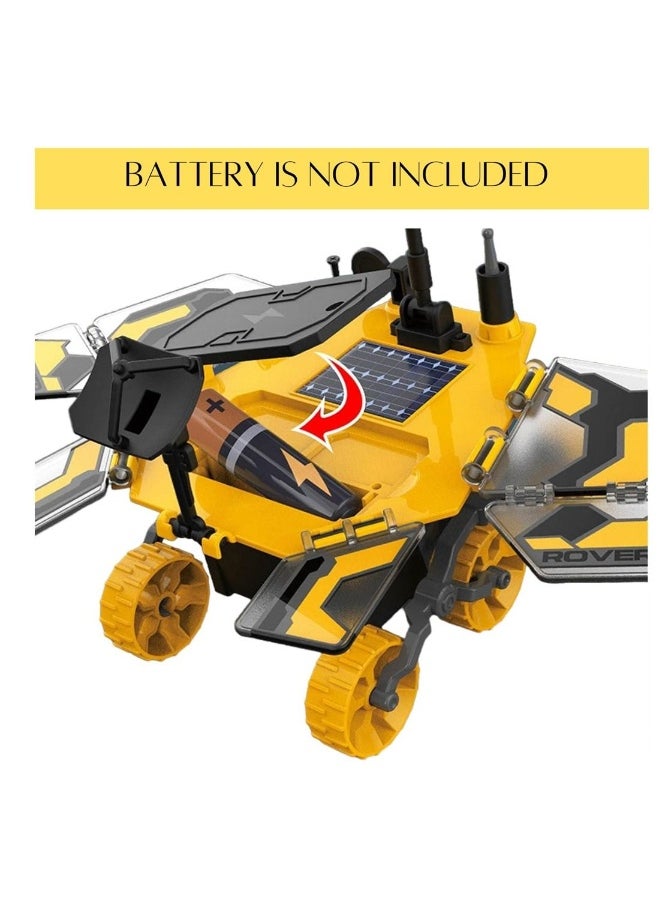 Solar Powered Rover Kit Science Robot Kit Educational DIY Assembly Kit with Solar Powered for Kids Aged 8 12 and Older, Science Building Set Gifts for Boys Girls Students Teens