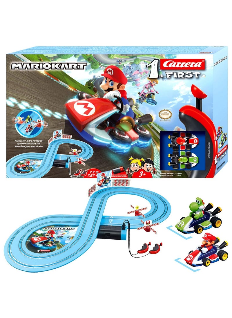 Carrera First Mario Kart | Beginner-Friendly Electric Race Track Set | Fun & Easy Racing for Kids | Official Nintendo Licensed Toy