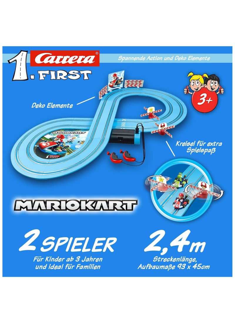 Carrera First Mario Kart | Beginner-Friendly Electric Race Track Set | Fun & Easy Racing for Kids | Official Nintendo Licensed Toy