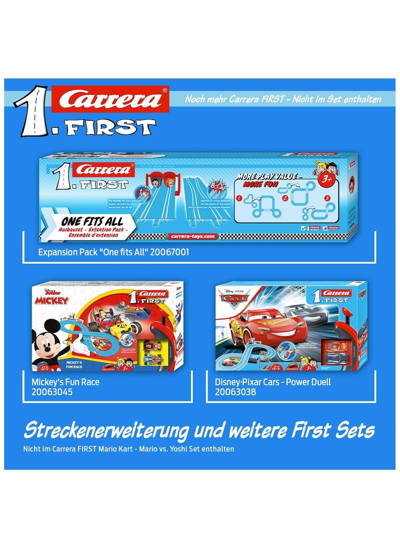 Carrera First Mario Kart | Beginner-Friendly Electric Race Track Set | Fun & Easy Racing for Kids | Official Nintendo Licensed Toy