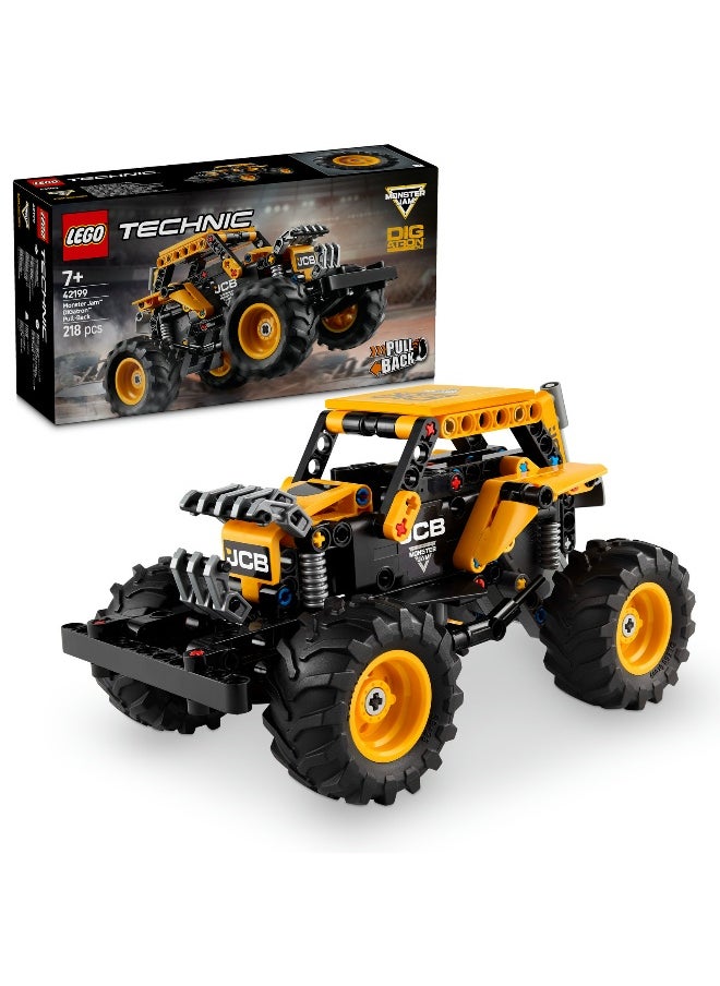 LEGO Technic Monster Jam DIGatron Pull-Back Truck 42199 Building Set (218 Pieces)