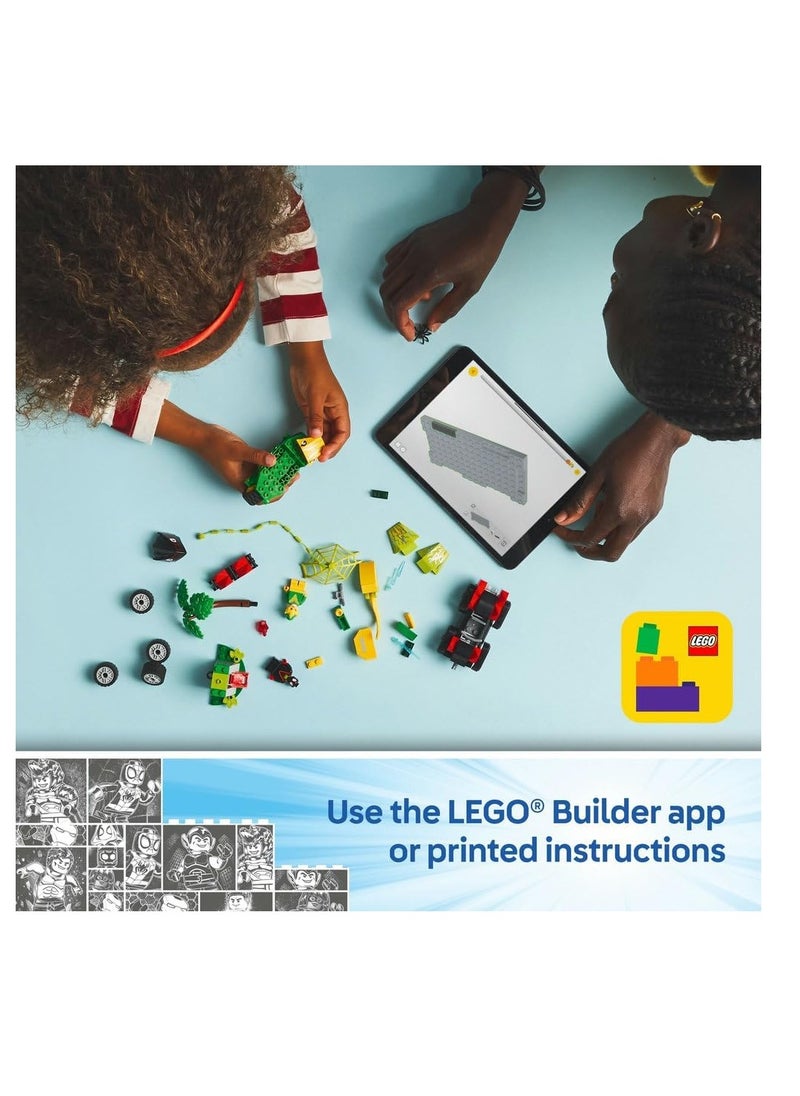 LEGO Spin and Electro Dinosaur Vehicle Chase Set, Creative Building Toy with a Super Hero Car 11198