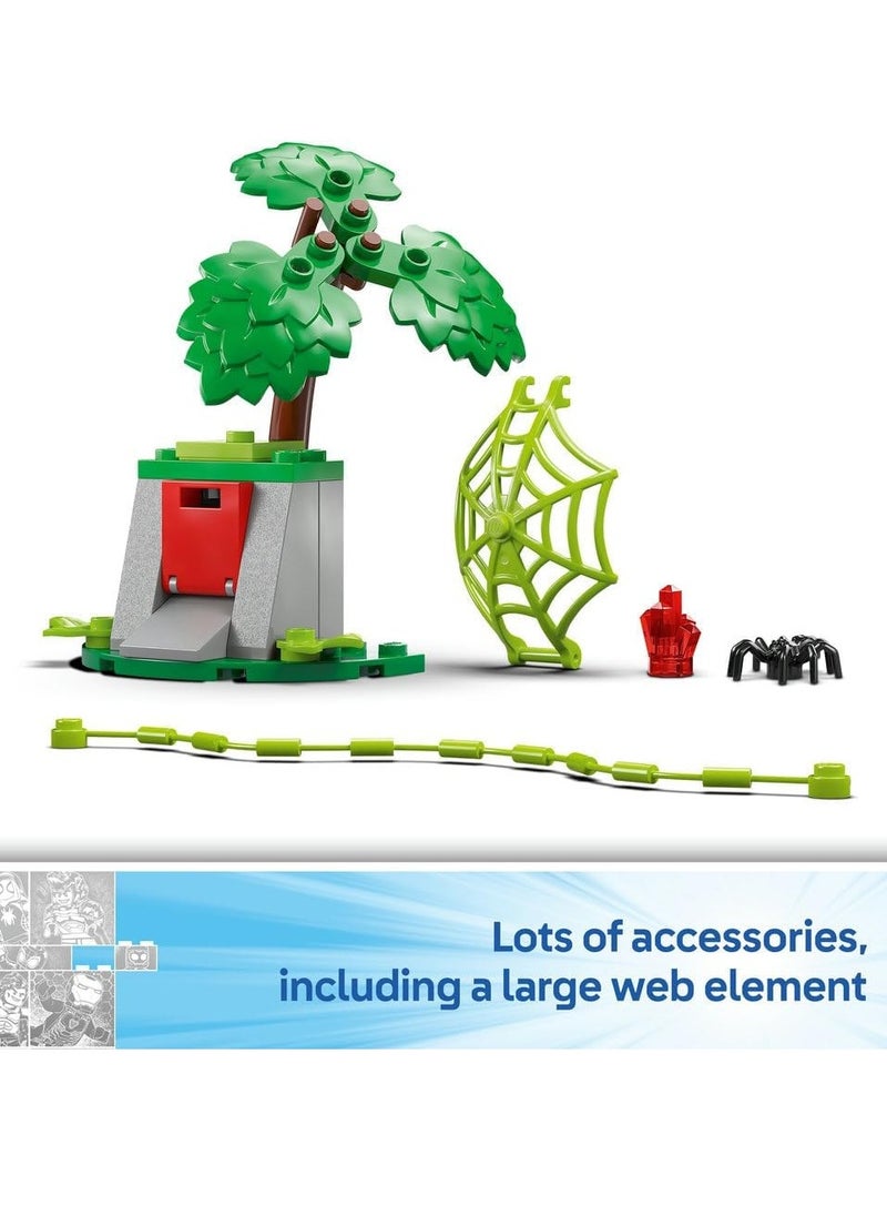 LEGO Spin and Electro Dinosaur Vehicle Chase Set, Creative Building Toy with a Super Hero Car 11198