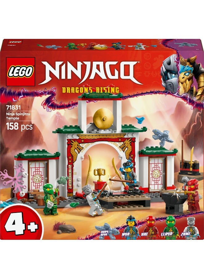 LEGO NINJAGO Ninja Spinjitzu Temple 71831 Building Set (158 Pieces)