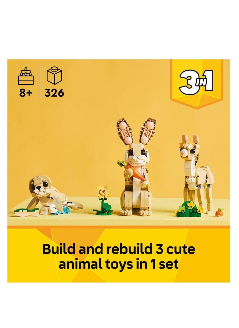 LEGO Cute Bunny Building Toy Set 31162