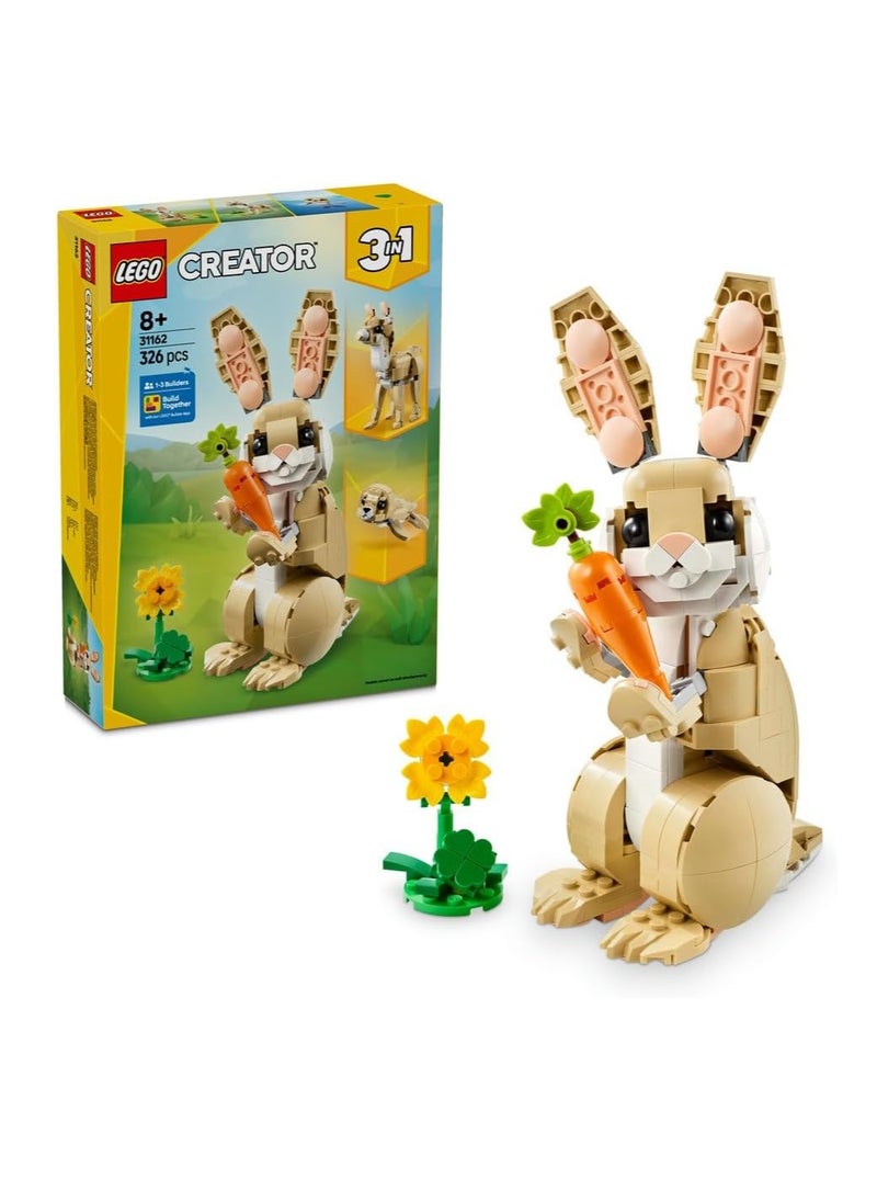 LEGO Cute Bunny Building Toy Set 31162