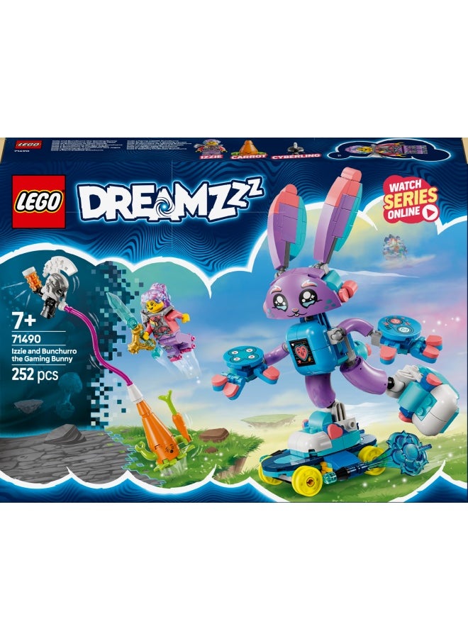 DREAMZzz 2in1 Izzie and Bunchurro the Gaming Bunny 71490 (Age 7+, 252 Pieces)