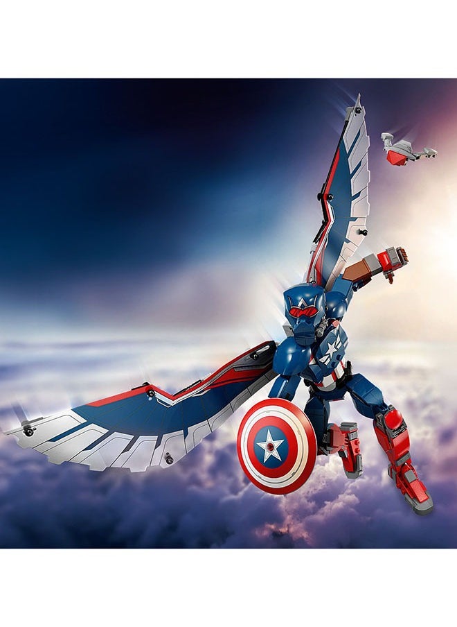 Marvel New Captain America vs. Red Hulk Battle Construction Figure 76292