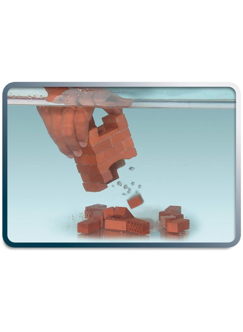 Brick Construction Toy Set - TEI 4030 - Water Mill Set Stone Building Kit - 6+ Years - 60pcs