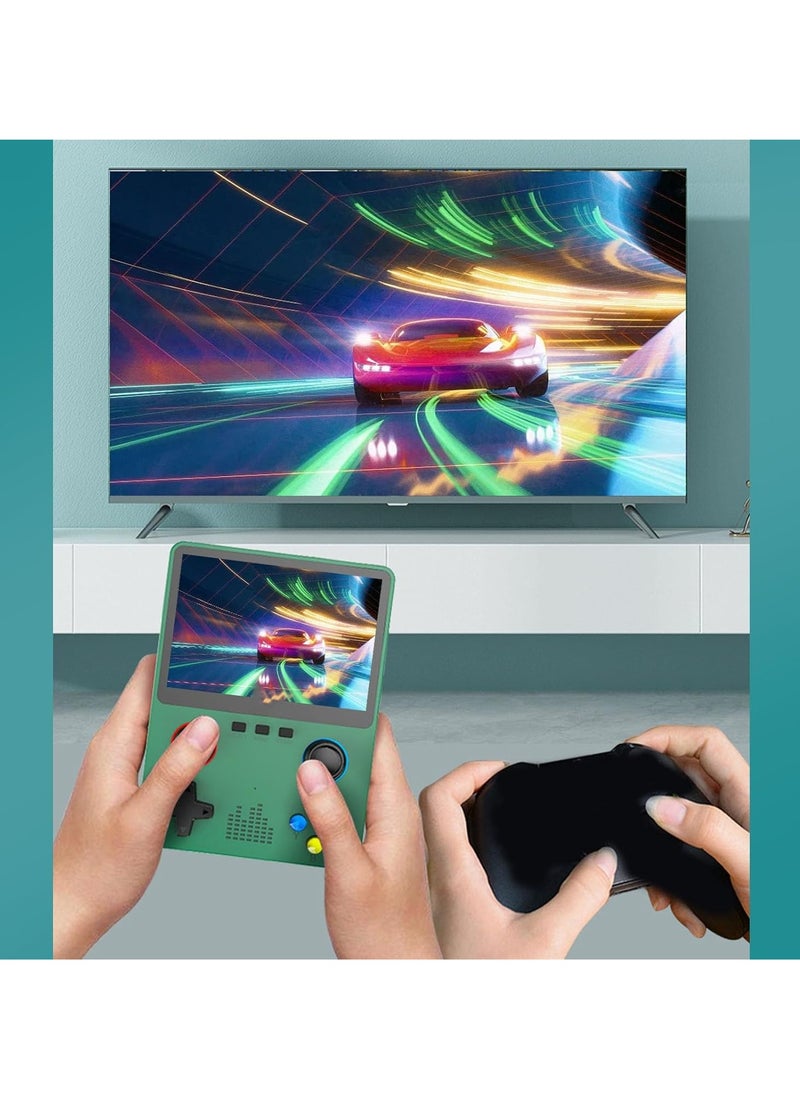 Retro Handheld Game Console | 3.5-Inch Portable Video Game Console with TV Connectivity & Two-Player Support | Built-in Games