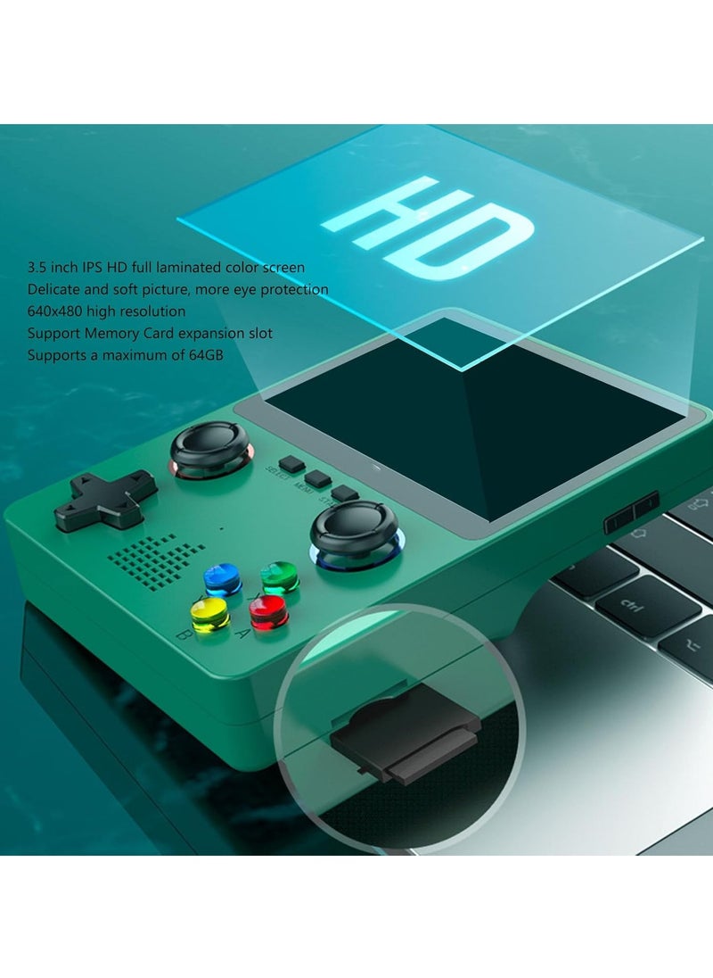 Retro Handheld Game Console | 3.5-Inch Portable Video Game Console with TV Connectivity & Two-Player Support | Built-in Games