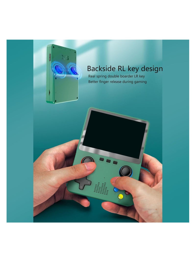 Retro Handheld Game Console | 3.5-Inch Portable Video Game Console with TV Connectivity & Two-Player Support | Built-in Games