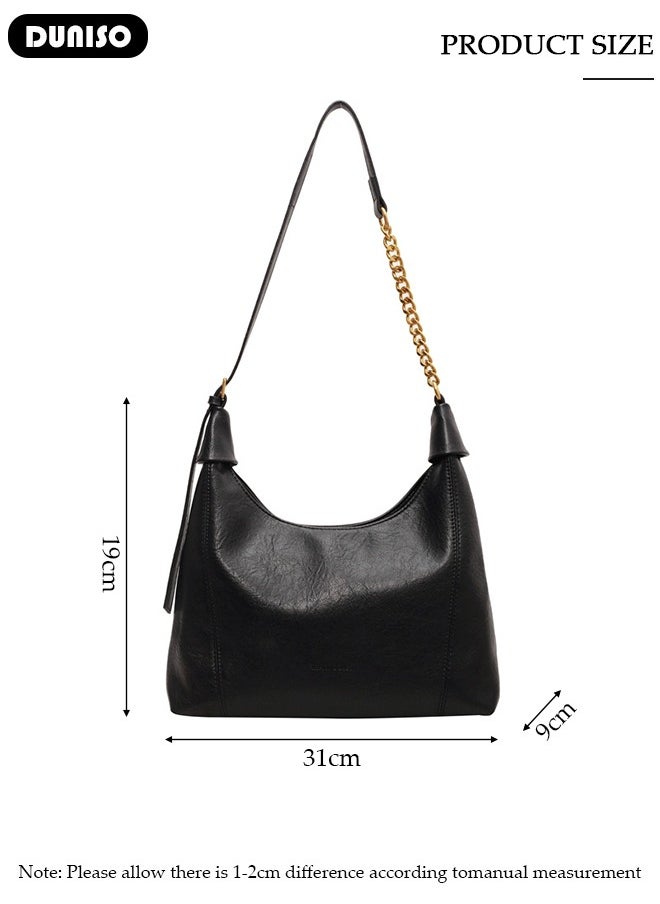 Handbags for Women, PU Leather Crossbody Bag, Shoulder Bag for Adjustable Shoulder Strap, Large Capacity Portable Satchel, Fashion Shoulder Bag for Ladies