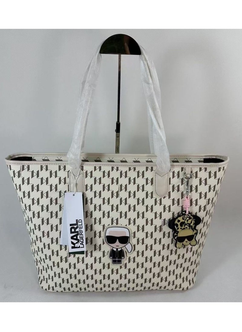 Karl Lagerfeld Paris Women's K/Ikonik Monogram Tote Bag