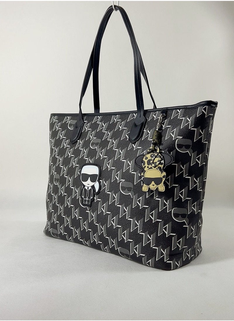 Karl Lagerfeld Paris Women's K/Ikonik Monogram Tote Bag