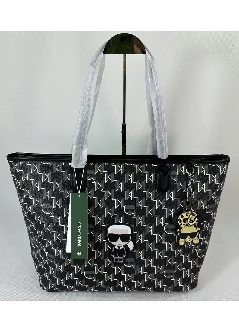 Karl Lagerfeld Paris Women's K/Ikonik Monogram Tote Bag