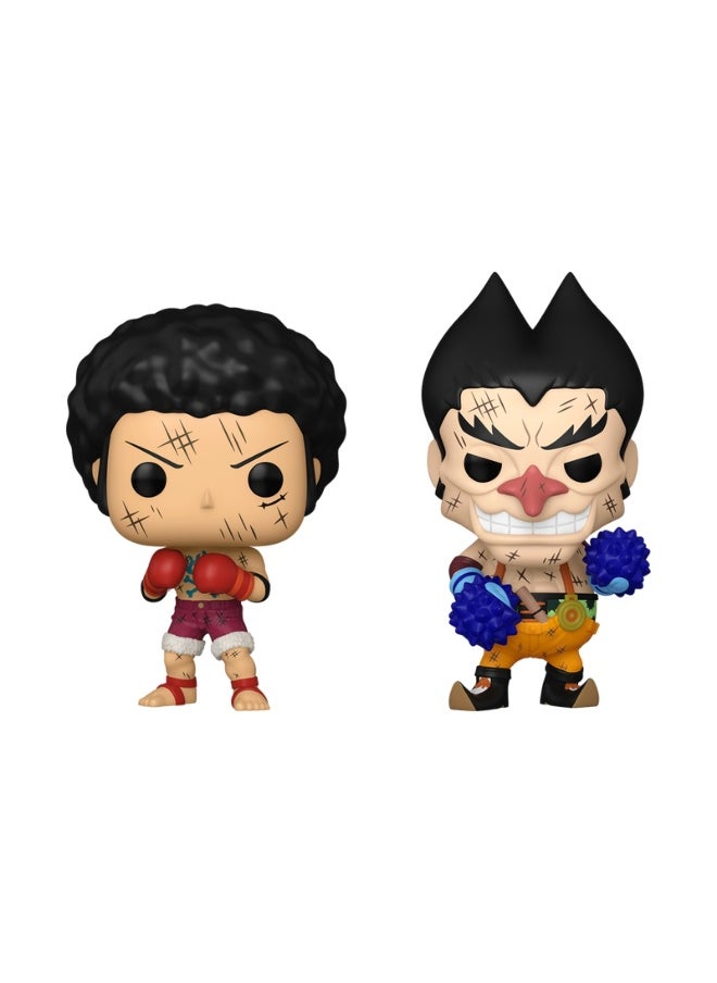 Funko One Piece Luffy & Foxy Vinyl Figures 2-Pack (11.5 cm and 12.7 cm)