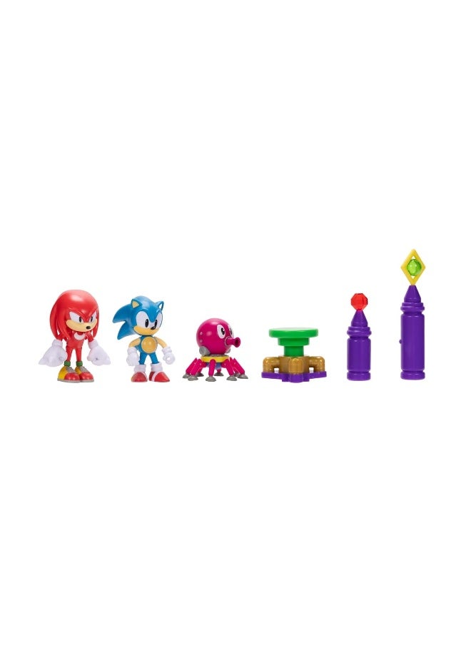 Classic Sonic The Hedgehog Oil Ocean Quest Playset (Set of 6, 6.35 cm)